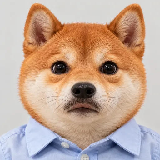 Moustache Inu sticker